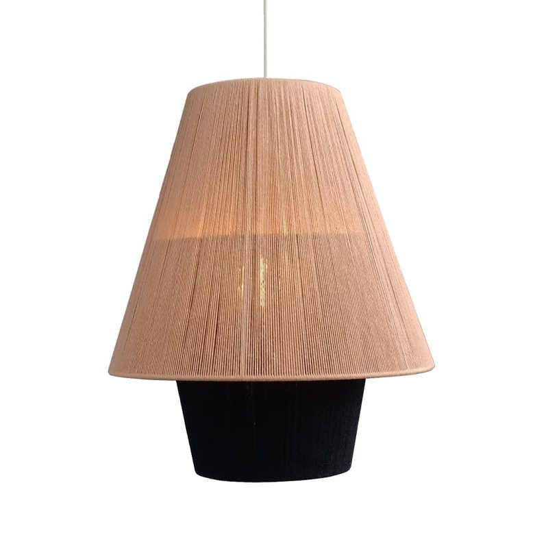 handmade cotton yarn pendant light