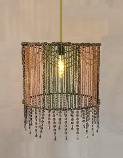 bohemian styled Bead Pendant Light