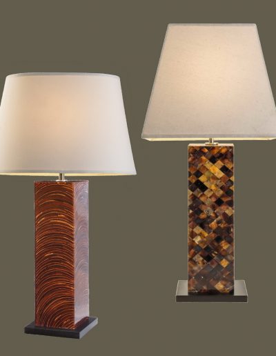 coconut and Seashell table Lamp