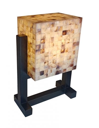 Mosaic Seashell Luminous Box Table Lamp