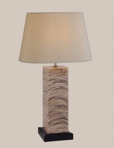 Seashell in Resin Inlay Table Lamp