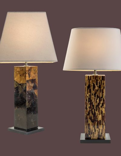 Seashell Mosaic Inlay Table Lamp