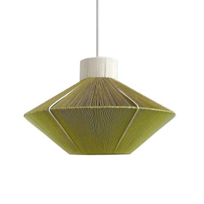handmade cotton yarn pendant light
