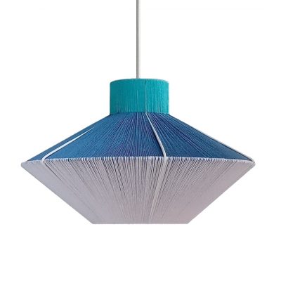 handmade cotton yarn pendant light