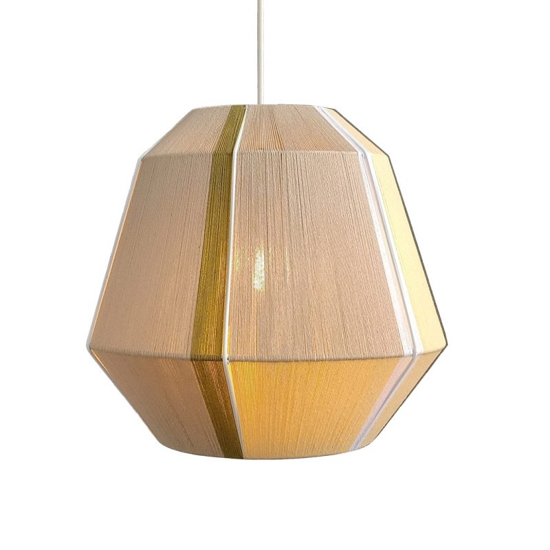handmade cotton yarn pendant light