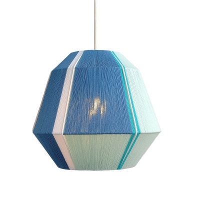 handmade cotton yarn pendant light