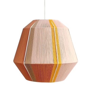 handmade cotton yarn pendant light