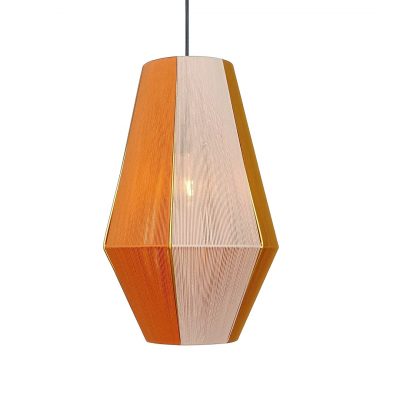 handmade polyester yarn pendant light