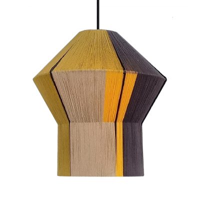 handmade cotton yarn pendant light