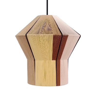 handmade cotton yarn pendant light