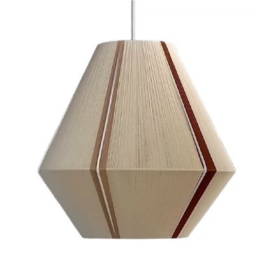 handmade cotton yarn pendant light