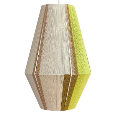 handmade cotton yarn pendant light
