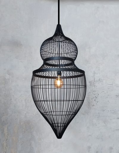 Hand crafted Moroccan style Iron cage Pendant Light