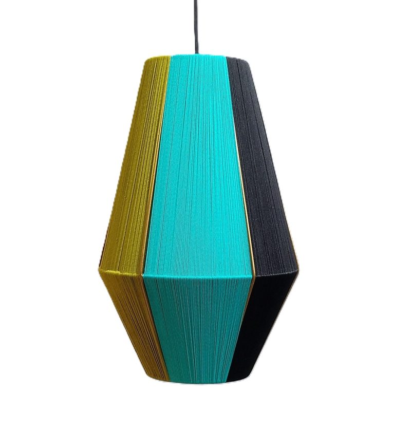 polyester yarn pendant light